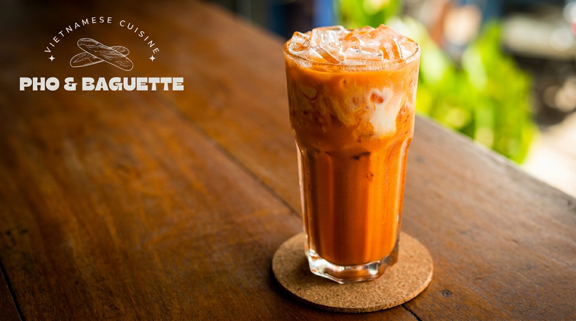 Thai tea and Vietnamese iced coffee
